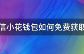 中腾信小花钱包如何免费获取额度