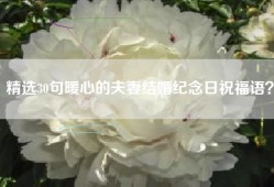 精选30句暖心的夫妻结婚纪念日祝福语？