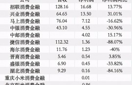 14家消金公司去年业绩分化严重：招联最赚钱，捷信净利下降88%