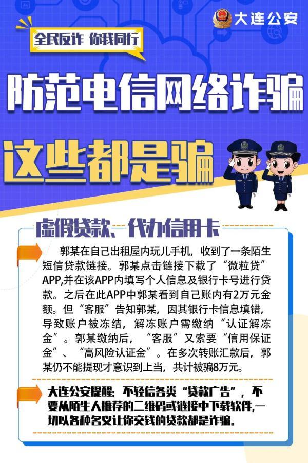 近期虚假网络贷款电信诈骗高发 警方发布重要提醒