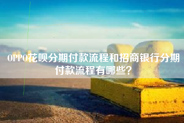 OPPO花呗分期付款流程和招商银行分期付款流程有哪些？