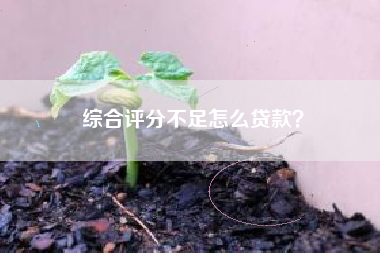 综合评分不足怎么贷款？