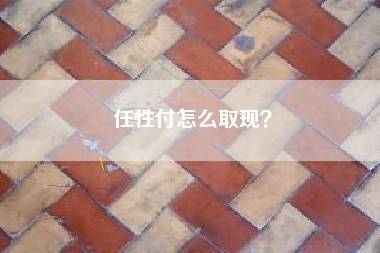 任性付怎么取现？