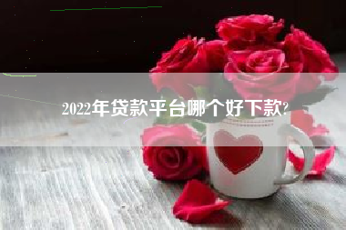 2022年贷款平台哪个好下款?