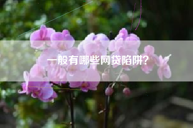 一般有哪些网贷陷阱？