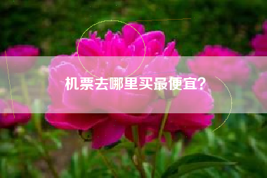 机票去哪里买最便宜？