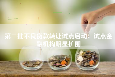 第二批不良贷款转让试点启动：试点金融机构明显扩围